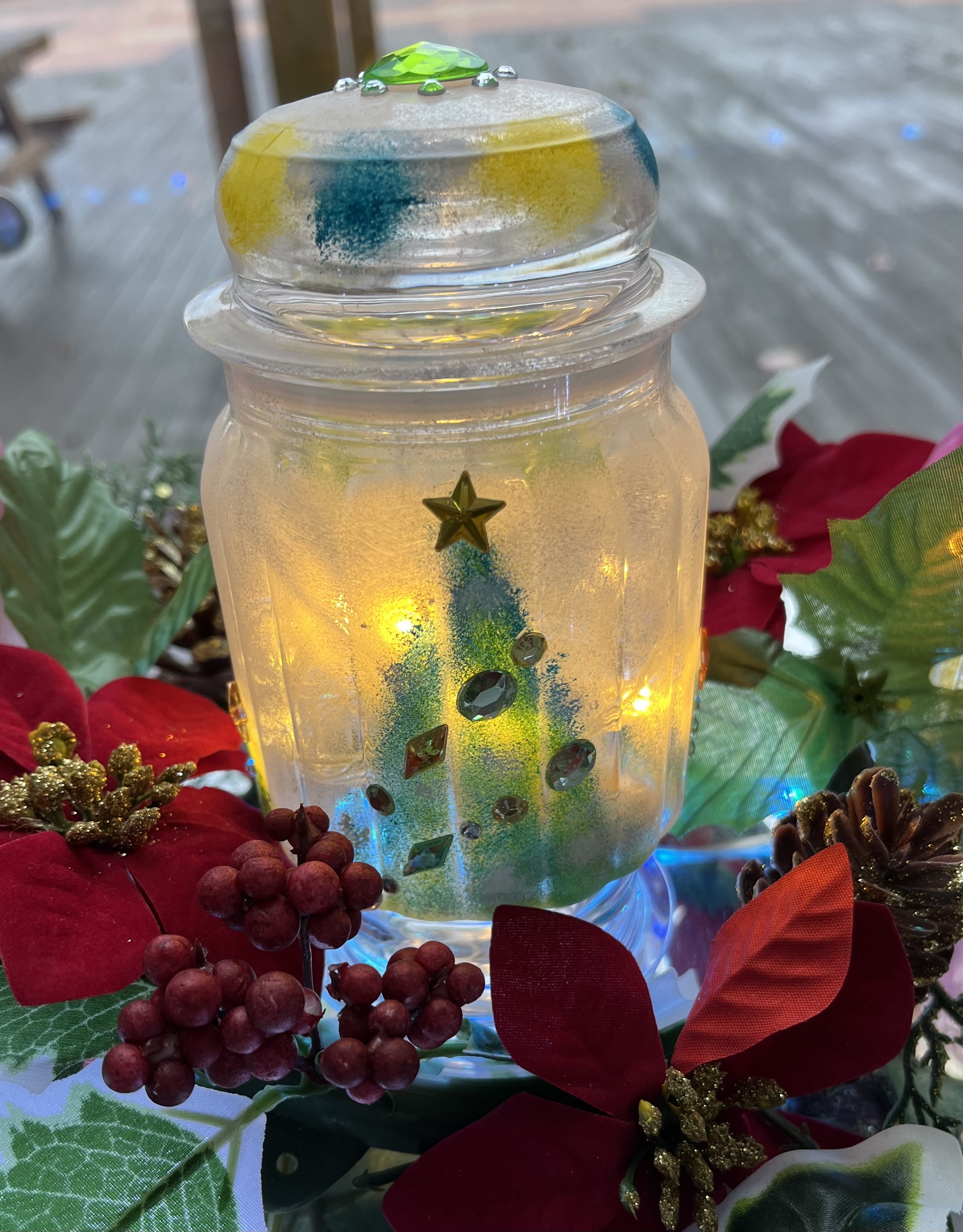 体験教室「クリスマスランタンと 宝石キャンドルホルダー作り」｜展示